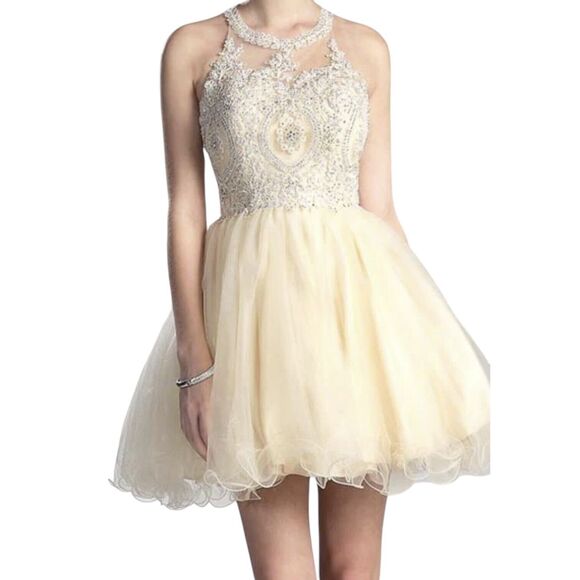 May Queen Couture Satin Tulle Sequin Prom Bridesmaid Fairycore Formal Dress Sz 6 - Picture 2 of 16